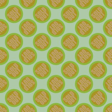 Dikişsiz desen, vektör çizim sattı