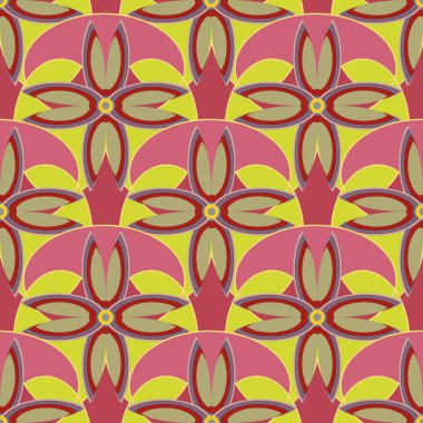 Sorunsuz çiçek desenli arka plan.