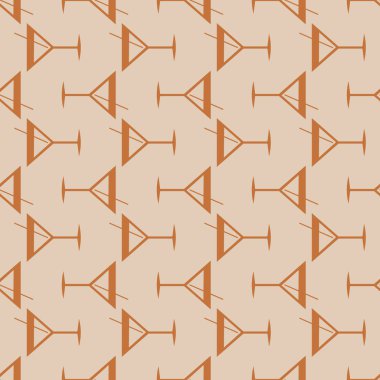 Tropik kokteyller desen, renkli kesintisiz vektör çizim