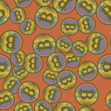 bitcoins parlak parlak pahalı sikkeleri ile Seamless modeli 