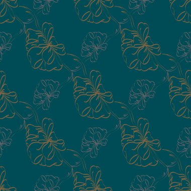 Renkli Yay ve kurdeleler sorunsuz desenli arka.