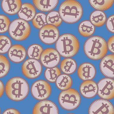 bitcoins parlak parlak pahalı sikkeleri ile Seamless modeli 