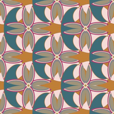 Sorunsuz çiçek desenli arka plan.