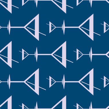 Tropik kokteyller desen, renkli kesintisiz vektör çizim