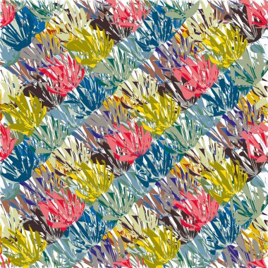 Arka plan, vektör çizim için soyut renkli seamless modeli