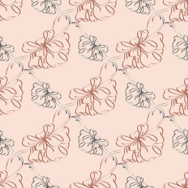 Renkli Yay ve kurdeleler sorunsuz desenli arka.