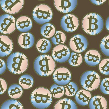 bitcoins parlak parlak pahalı sikkeleri ile Seamless modeli 