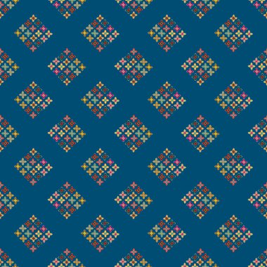  soyut çiçek geometrik Dikişsiz desen arka planı için