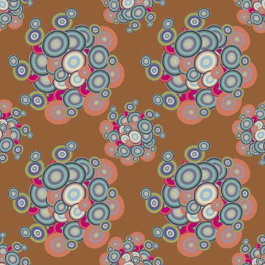 soyut geometrik renkli Dikişsiz desen arka plan için vektör çizim