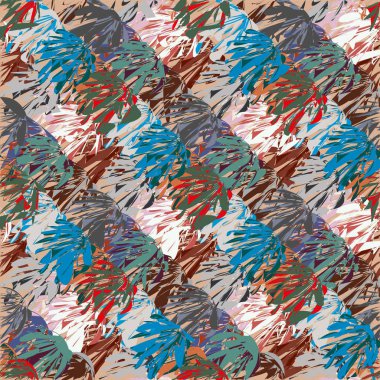 Arka plan, vektör çizim için soyut renkli seamless modeli