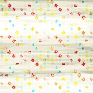 soyut geometrik renkli Dikişsiz desen arka plan için vektör çizim