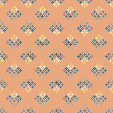  soyut çiçek geometrik Dikişsiz desen arka planı için