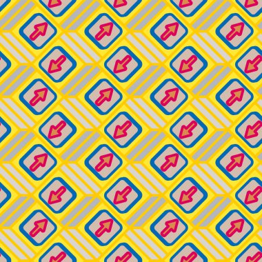 Kot düğmeleri Dikişsiz desen vektör çizim ile 