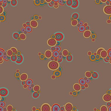 soyut geometrik renkli Dikişsiz desen arka plan için vektör çizim