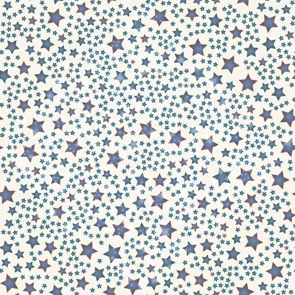 Abstrait Géométrique Coloré Motif Sans Couture Avec Des Étoiles Illustration — Image vectorielle