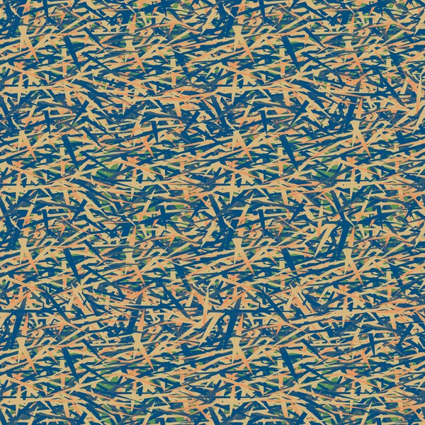 Векторная Иллюстрация Бесшовного Рисунка Травяного Камуфляжа Фона — стоковый вектор