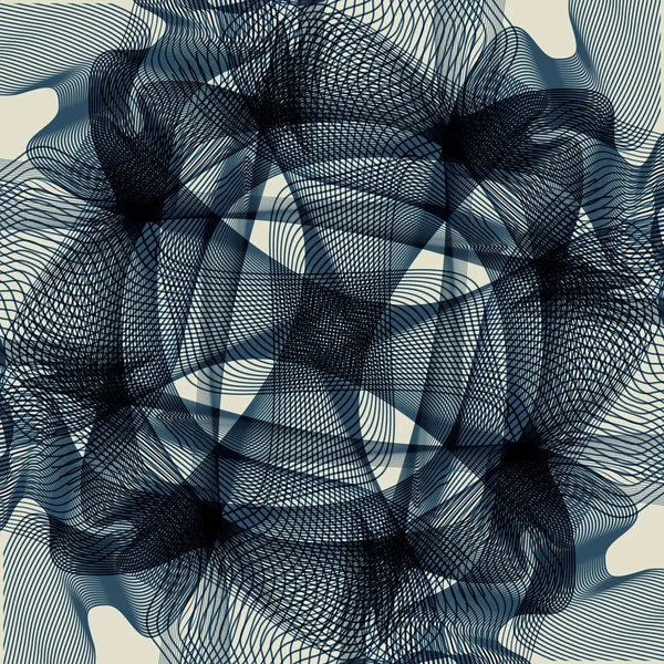 Patrón Entrelazamiento Geométrico Texturizado Abstracto Para Fondo — Vector de stock