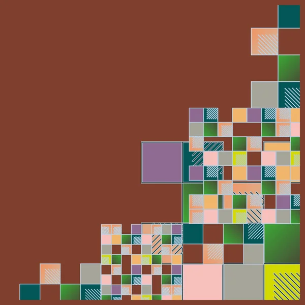 Abstracto Geométrico Patrón Inconsútil Colorido — Archivo Imágenes Vectoriales