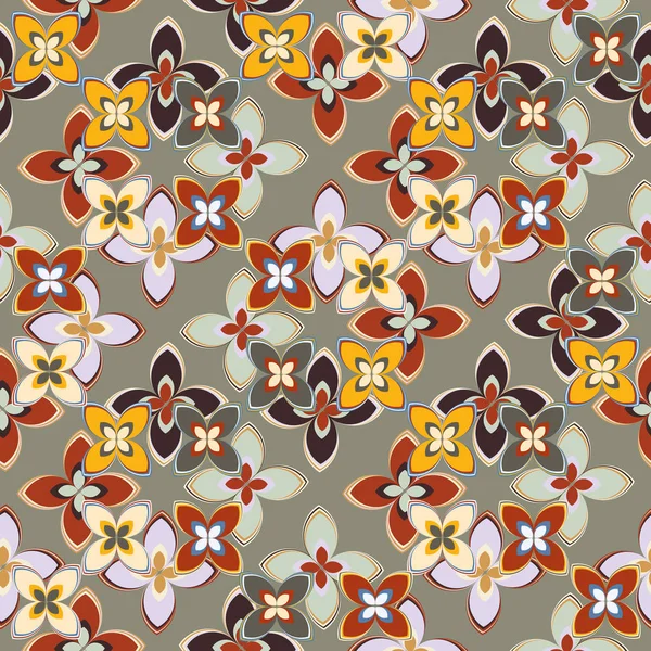  soyut çiçek geometrik Dikişsiz desen arka planı için