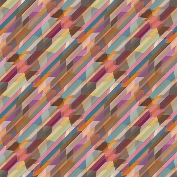 Abstract Geometrisch Kleurrijk Naadloos Patroon Voor Achtergrond — Stockvector