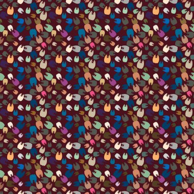 Çok renkli diş parlak Dikişsiz desen arka planı için.