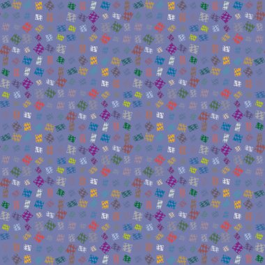 soyut geometrik renkli Dikişsiz desen arka plan için vektör çizim