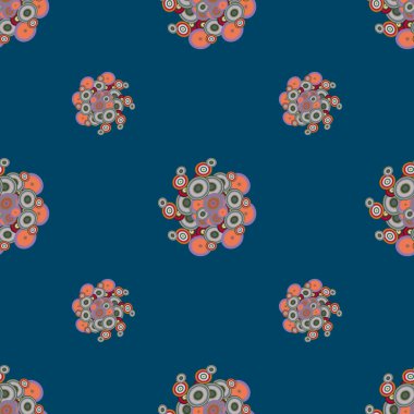 soyut geometrik renkli Dikişsiz desen arka plan için vektör çizim