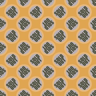 Dikişsiz desen, vektör çizim sattı