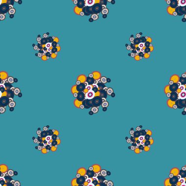 soyut geometrik renkli Dikişsiz desen arka plan için vektör çizim