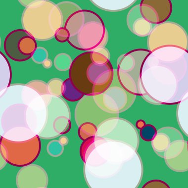 Daireler ile sorunsuz arka plan