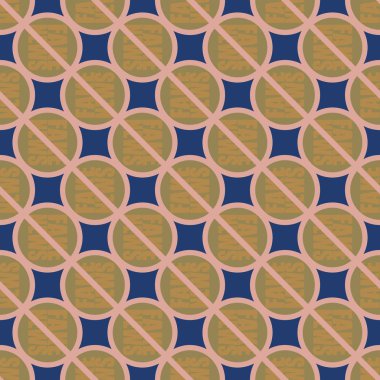 Logo sahte haberlerle kavramsal seamless modeli. İnsanlığın küresel sorunlar. Vektör çizim