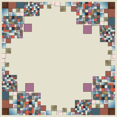 soyut geometrik renksiz desen