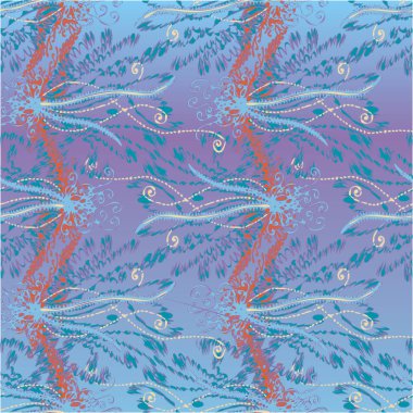 Arka plan, vektör çizim için soyut renkli seamless modeli