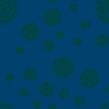 Basit renkli soyut mandala. Basit şekiller oluşan parlak dairesel süsleme. 