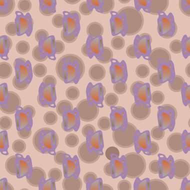 Bardak kahve veya çay arka plan seamless modeli üzerinde noktalı.