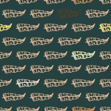 Memphis tarzı zemin ağaç yaprakları 