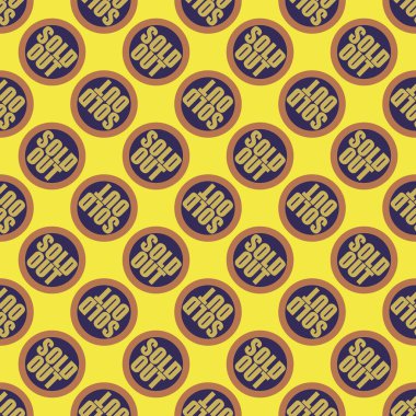 Dikişsiz desen, vektör çizim sattı