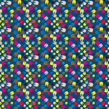 Çok renkli diş parlak Dikişsiz desen arka planı için.