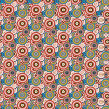 soyut geometrik renkli Dikişsiz desen arka plan için vektör çizim