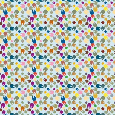 Çok renkli diş parlak Dikişsiz desen arka planı için.