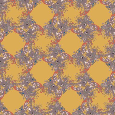 soyut dikişsiz desen, vektör illüstrasyonu