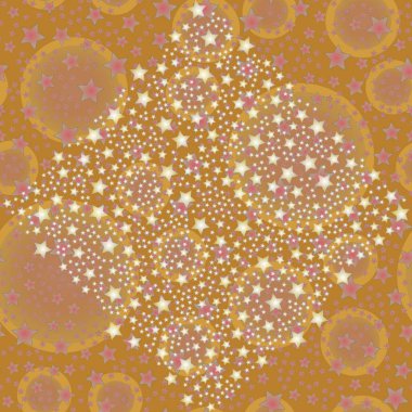 soyut geometrik renkli seamless modeli yıldız ile. Vektör çizim 