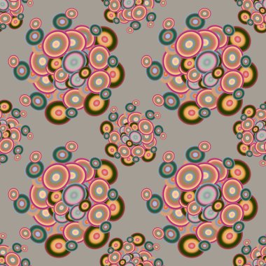 soyut geometrik renkli Dikişsiz desen arka plan için vektör çizim