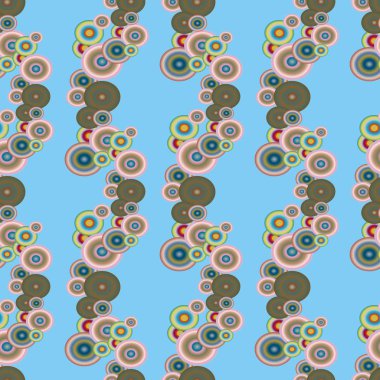 soyut geometrik renkli Dikişsiz desen arka plan için vektör çizim