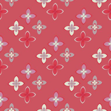  soyut çiçek geometrik Dikişsiz desen arka planı için