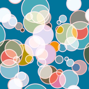 Daireler ile sorunsuz arka plan