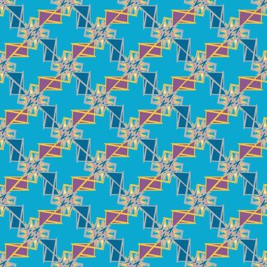 Soyut geometrik sorunsuz arka plan deseni. 