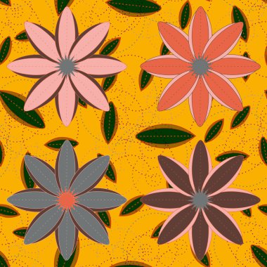 Soyut geometrik renkli seamless modeli, arka plan