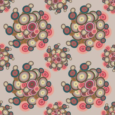 soyut geometrik renkli Dikişsiz desen arka plan için vektör çizim