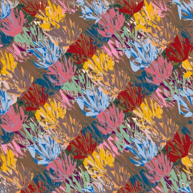 Arka plan, vektör çizim için soyut renkli seamless modeli